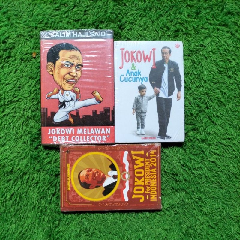 ORIGINAL BUKU JOKOWI MELAWAN DEBT COLLECTOR JOKOWI & ANAK CUCUNYA JOKOWI FOR PRESIDENT INDONESIA
