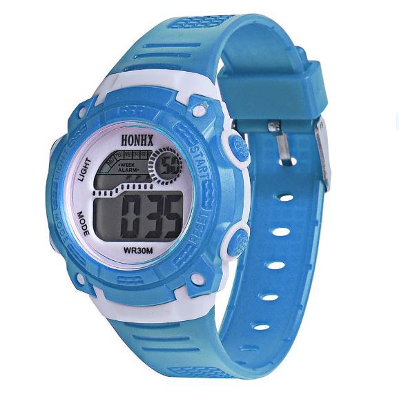 HONHX Children girls Digital Quartz LED Wrist Watch Date alarm Sport