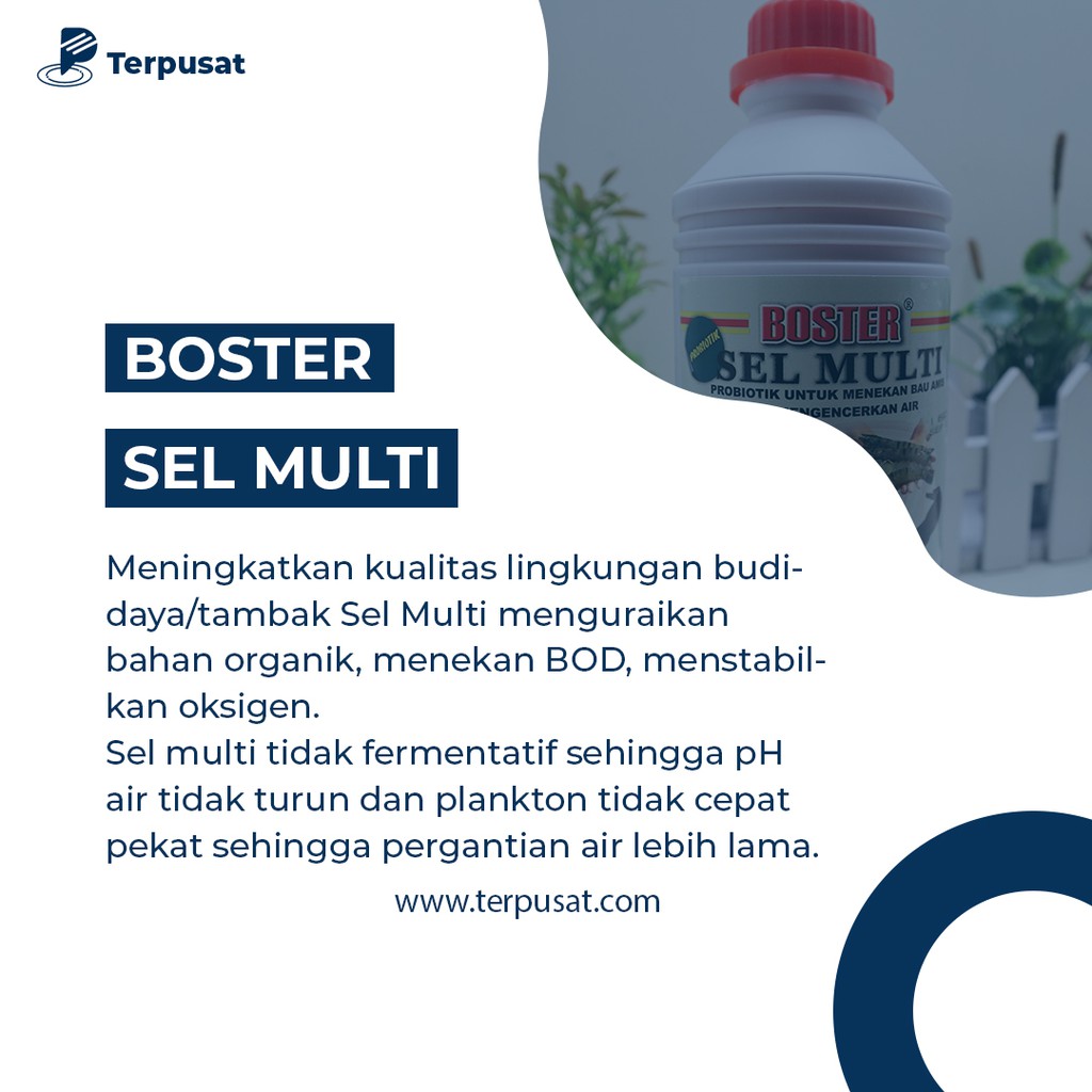 Obat ikan Boster Sel Multi Probiotik Mencegah Bau Amis 1 Liter