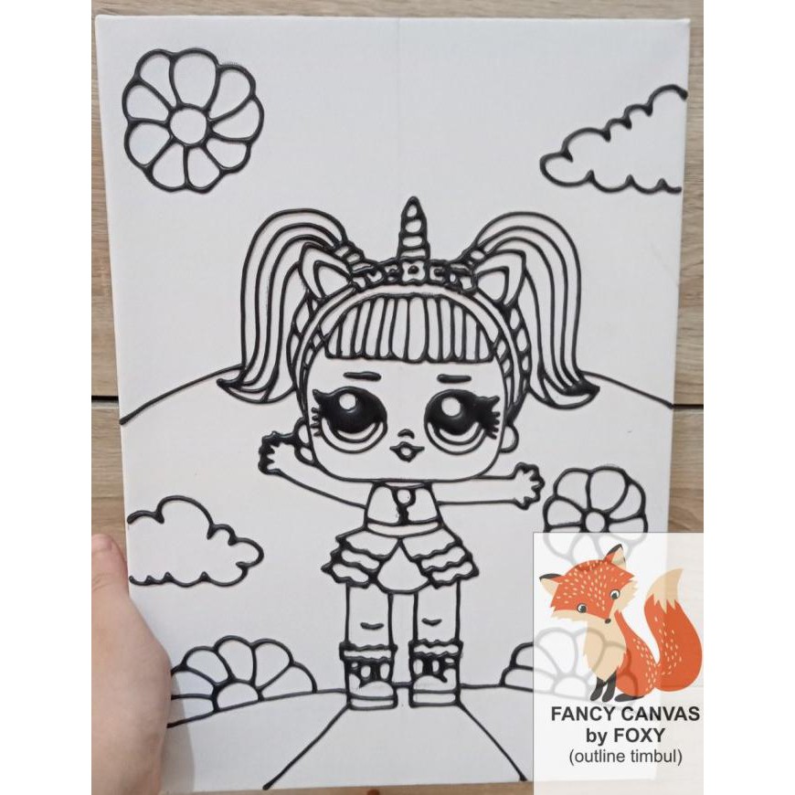 Favorit Kanvas Lukis Anak Gambar Lol Surprise Doll Shopee Indonesia