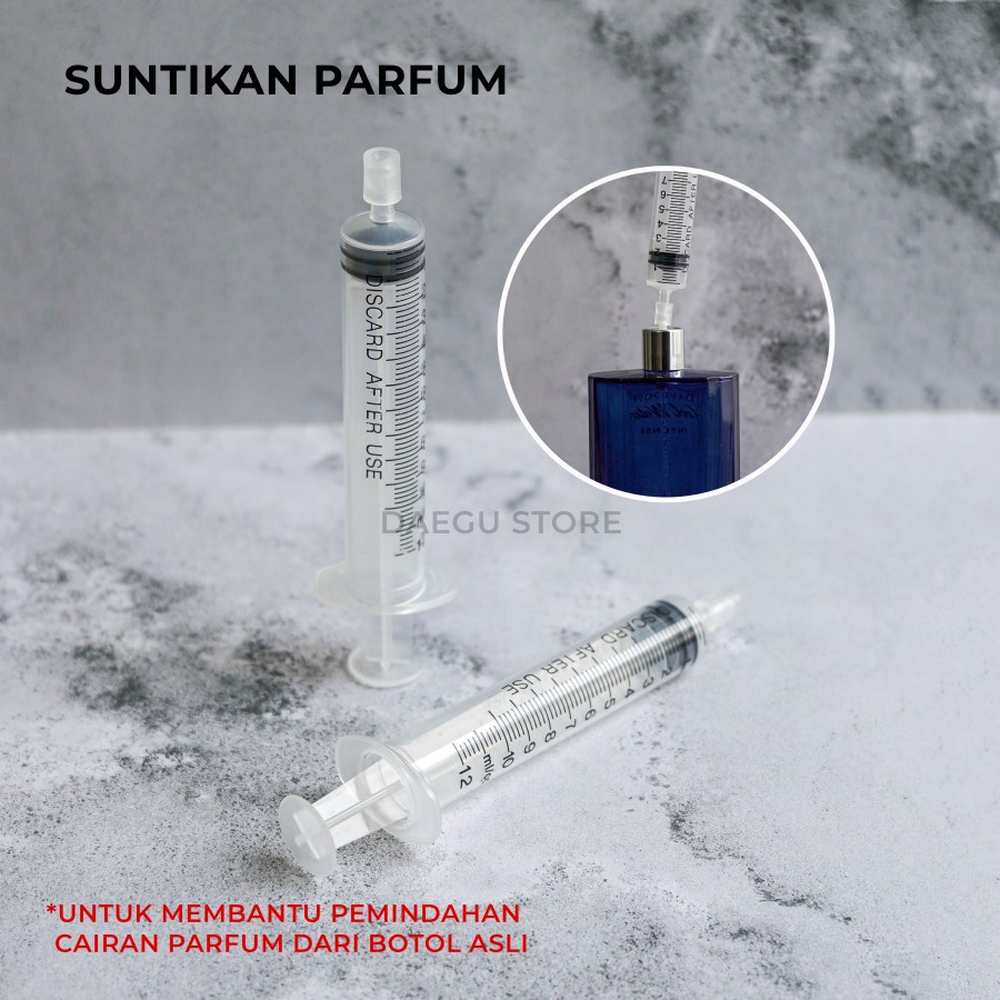 Alat Pemindah Parfum Suntikan Parfum Alat Sedot Cairan Parfum dari Botol Asli - Syringe