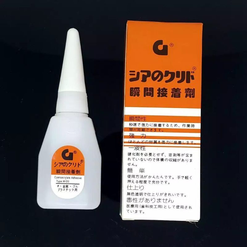 

Lem G Serbaguna Super Glue Tetes Epotec Cair Korea W-20 Instan