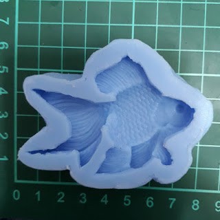 Cetakan Silikon Puding Coklat ikan koki /goldfish