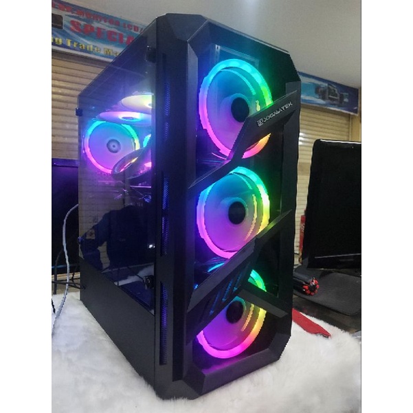 PC GAMING CORE I7 11700F RAM 16 GB NVME 256 HDD 1 TB 12 GB RTX 3060 24 IN SAMSUNG 75hz EDITING 1 SET