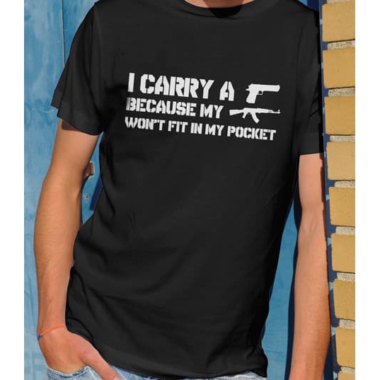 Tshirt / Kaos / Baju AK47 - Hitam