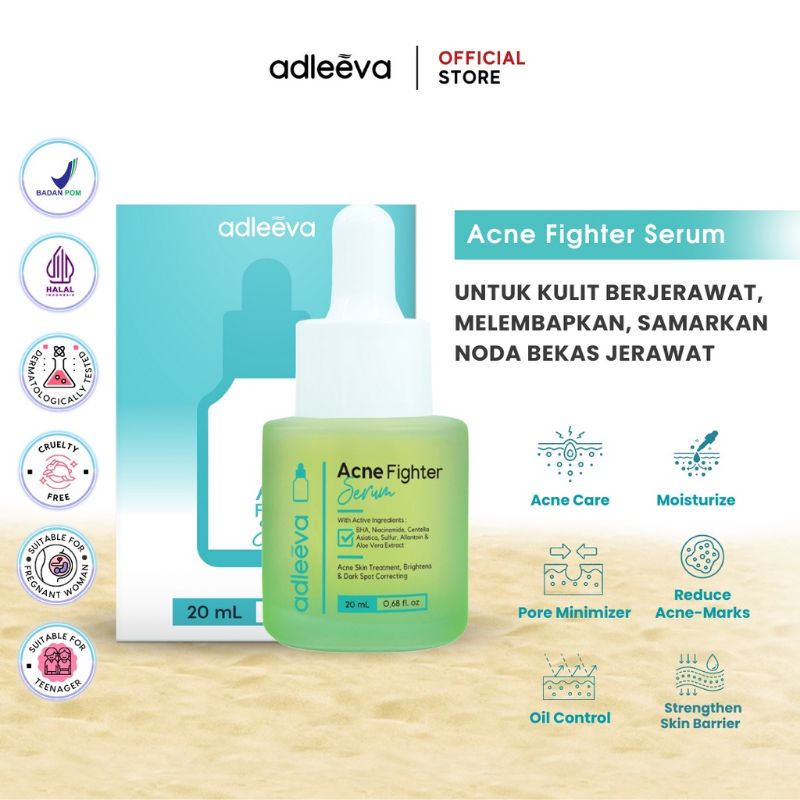 (NEW) ACNE FIGHTER SERUM ADLEEVA BY ADEEVA SKINCARE