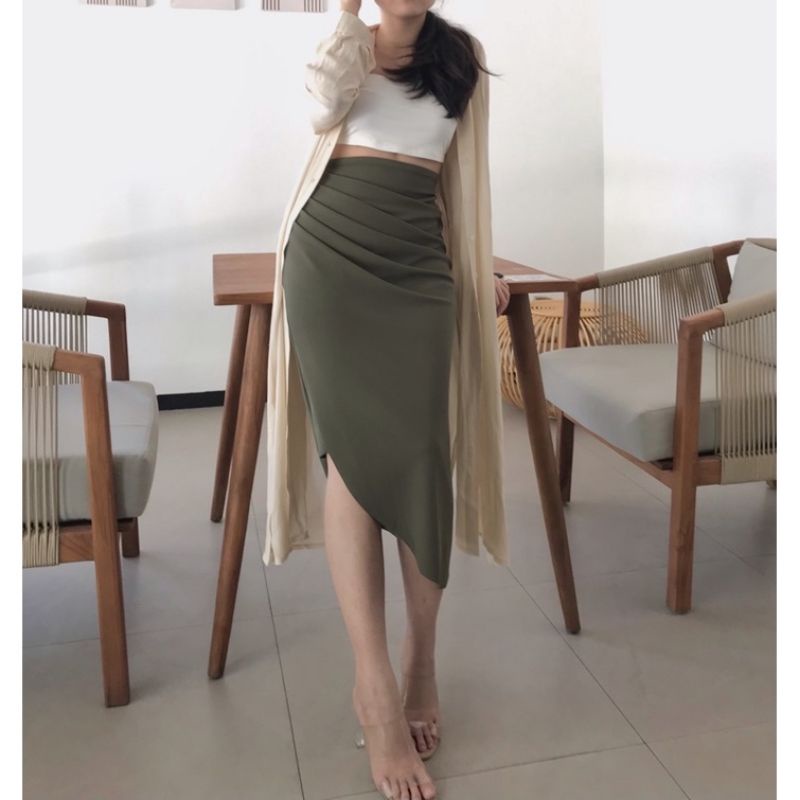 Abby Fey Skirt basic plain korean style