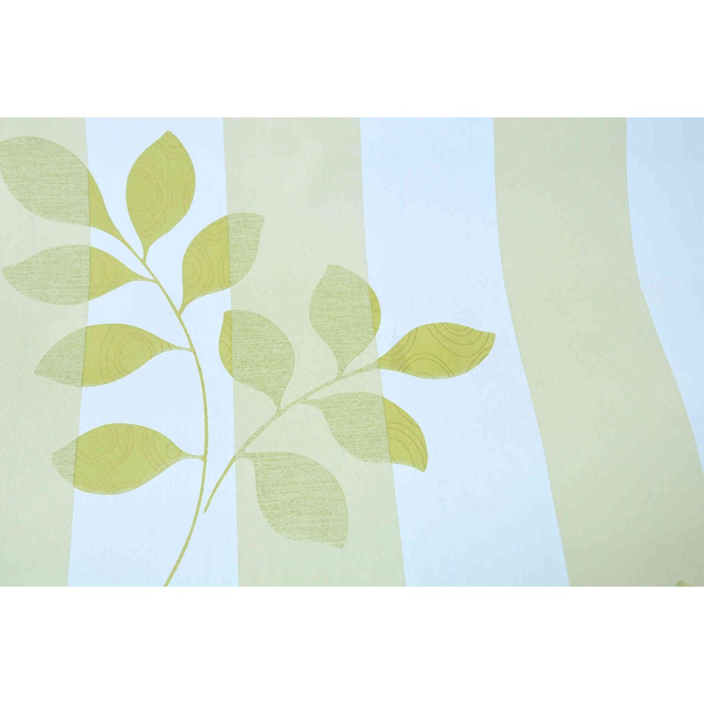 BOBI Wallpaper Dinding - Wallpaper Sticker Garis Daun 5110 - Wallpaper Sticker PVC ± 9m x 45cm