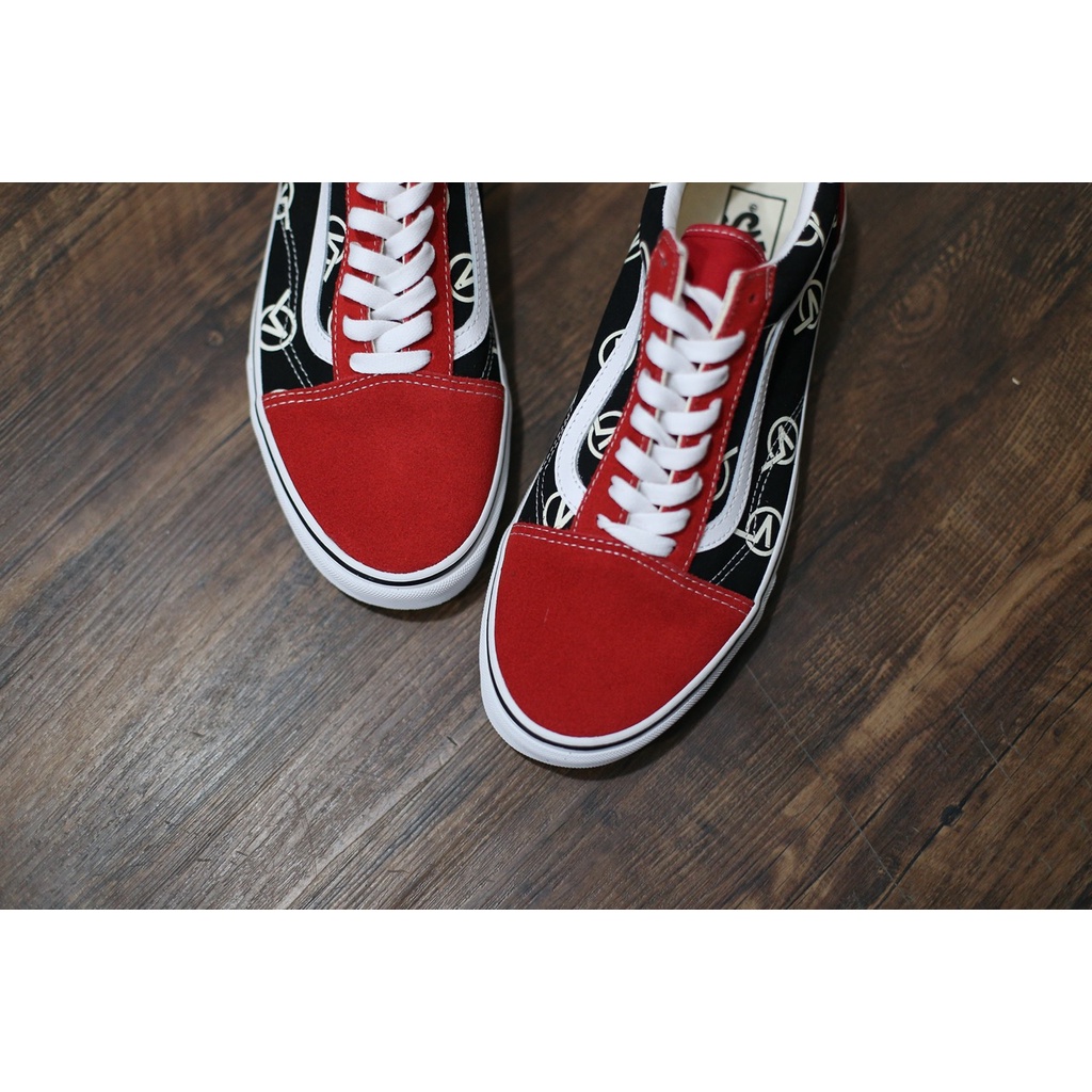 Vans Oldskool Circle V Red Black Original