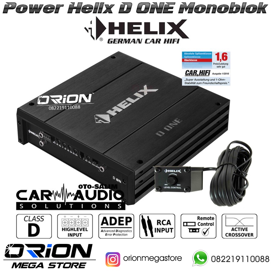 Power Helix D One Monoblok Class D German Technology