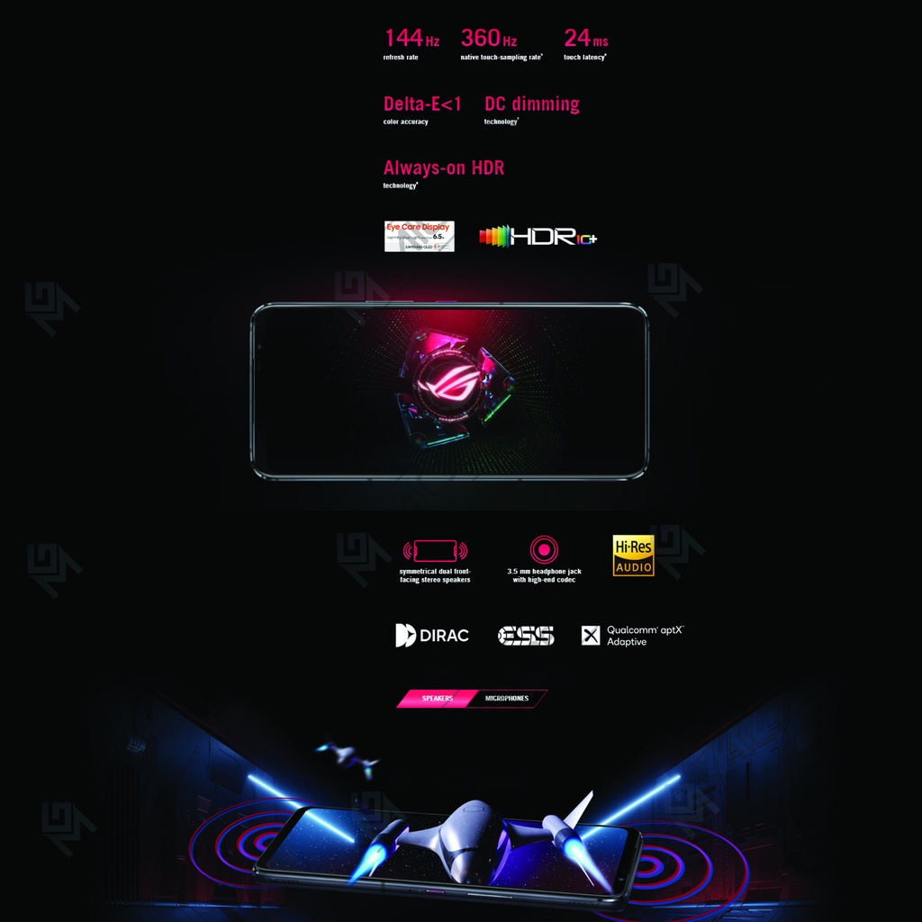 Asus ROG Phone 5s 5 S 8/128 Garansi Resmi