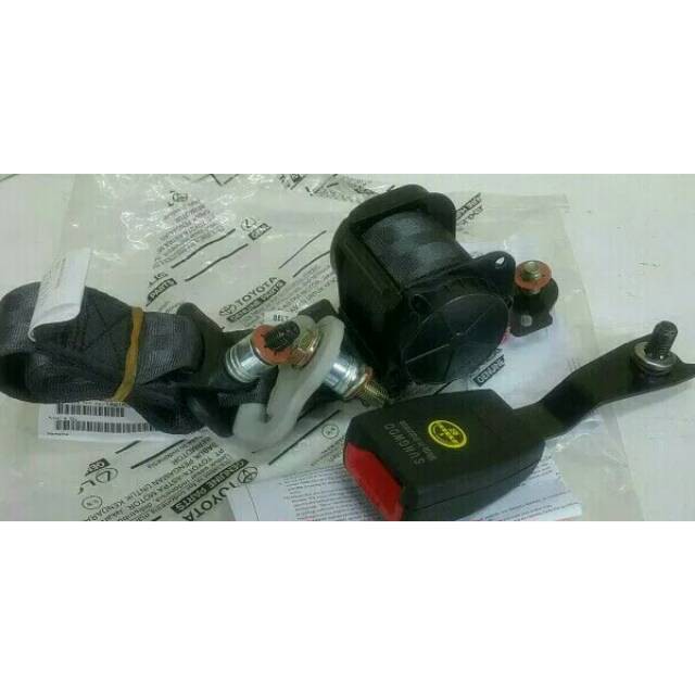 SAFETY BELT AVANZA‐XENIA LAMA WARNA HITAM ORIGINAL TOYOTA- AKSESORIS INTERIOR MOBIL