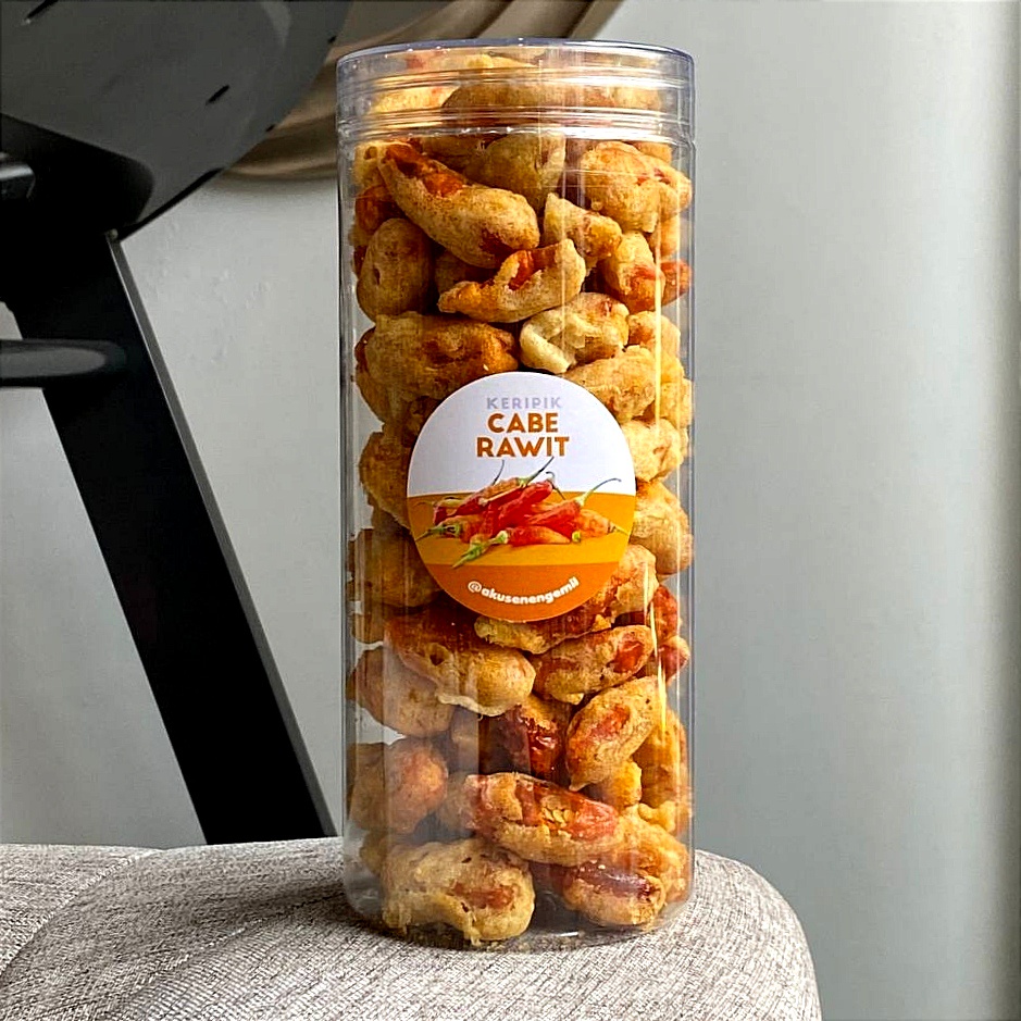 

KERIPIK CABE RAWIT CRISPY PEDAS JUMBO 1300ml | KERIPIK SAYUR BUAH PREMIUM