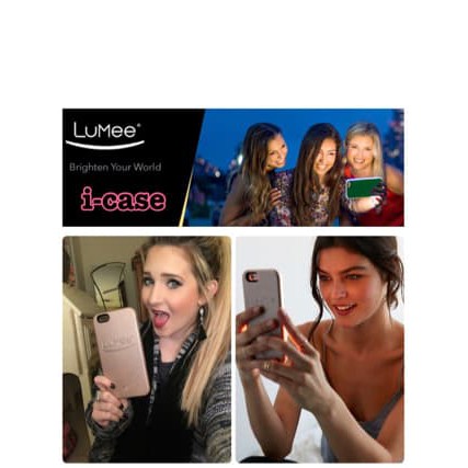 Lumee Case Iphone 7 plus Selfie Led Power Bank Case Original