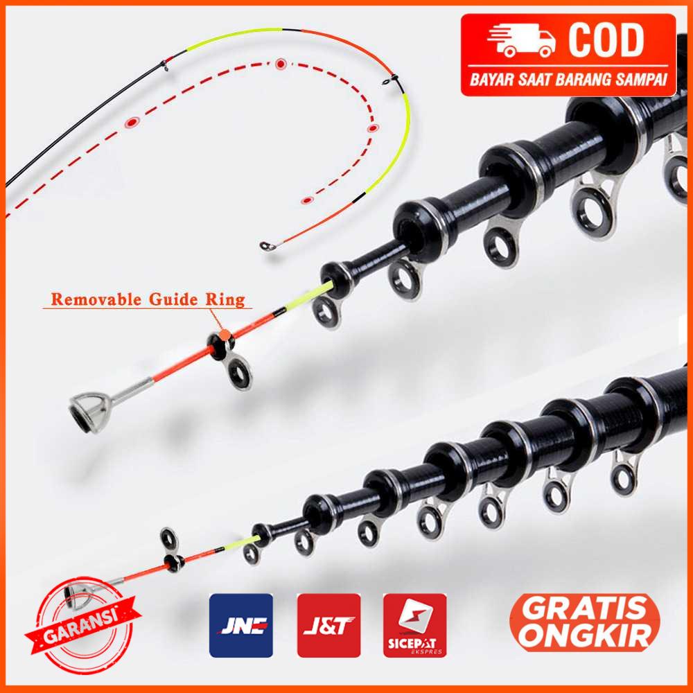 Joran Pancing Portable Telescopic Fishing Rod 3 m