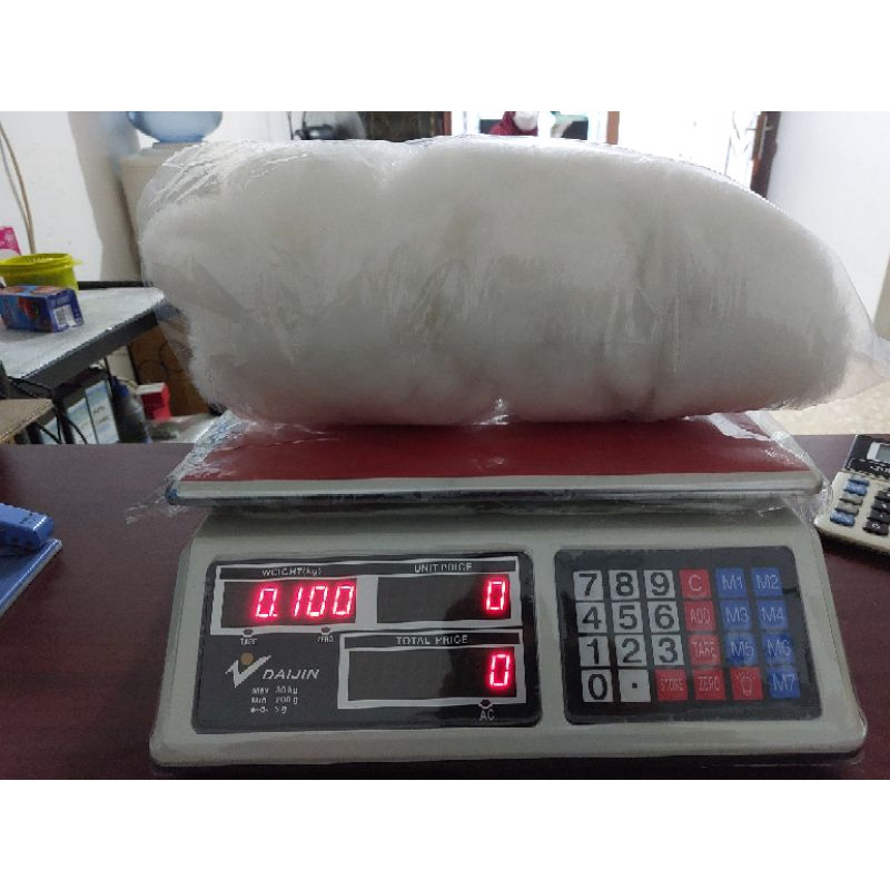 Dakron/Dacron/Kapas Silikon HCS Grade AAA Isian Bantal isi 100 Gram ( 0,1Kg )