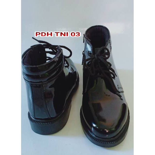 TSK Sepatu PDH TNI 03 KILAP TALI HIDUP (Anti Semir)