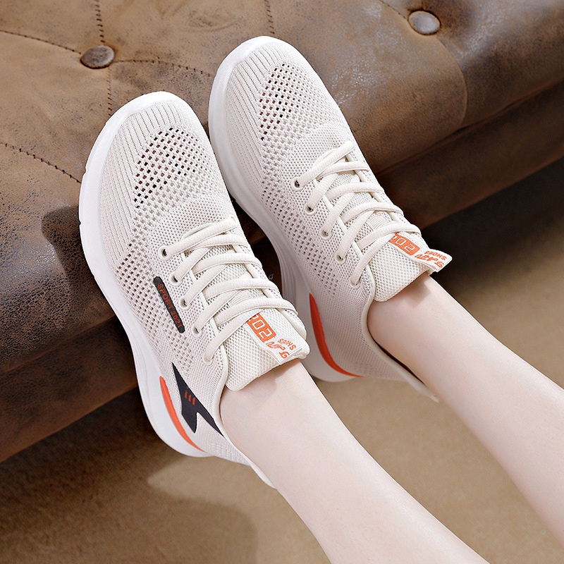 {FREE BOX} Sepatu Wanita Sepatu Sneakers Import Trendy Good Quality - F-68