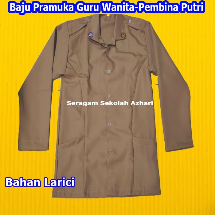 Baju Pramuka Guru Wanita-Seragam Pramuka Pembina Guru Putri-baju pramuka pembina-Seragam Pramuka Gur