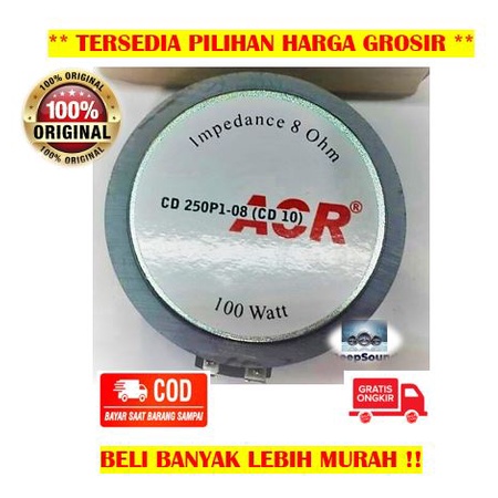 ACR Tweeter Driver Tweeter CD 10 Daya 100 Watt Tipe 250-P1 Original
