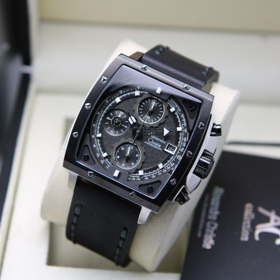 ALEXANDRE CHRISTIE AC 6376 BLACK SILVER PRIA. ORIGINAL