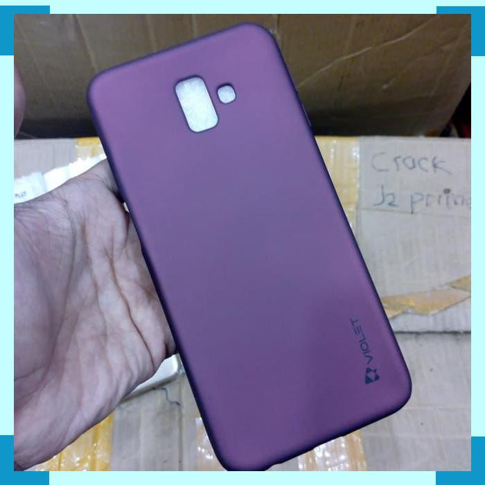 Case Samsung J6 Plus Samsung J6+ Soft Case Silikon Violet Darkmaroon
