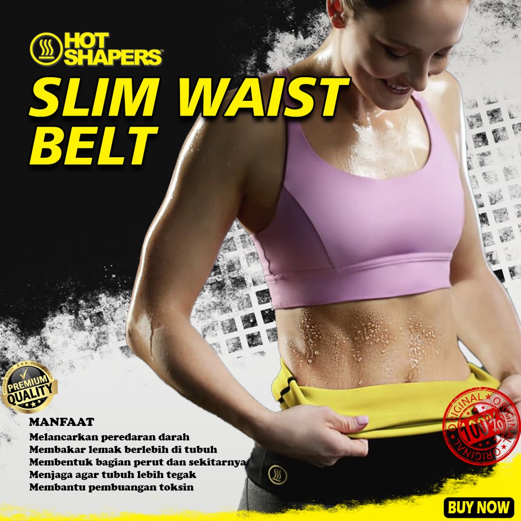 Korset Pria Wanita Pelangsing Pengecil Perut Hot Shapers Slim Waist Belt Neotex