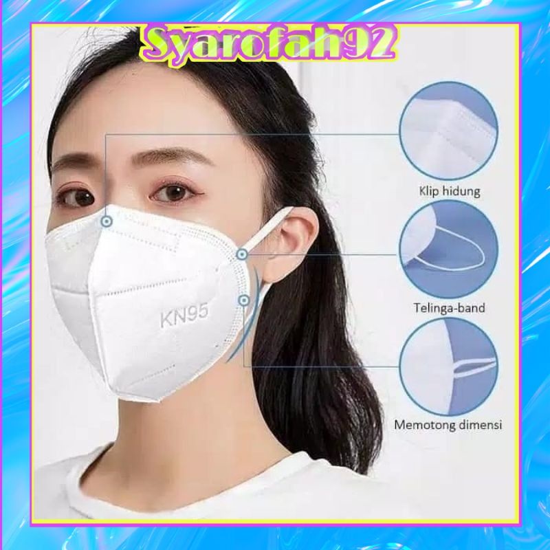 Masker KN95 Masker KN95 // Tebal untuk menghalangi debu masuk