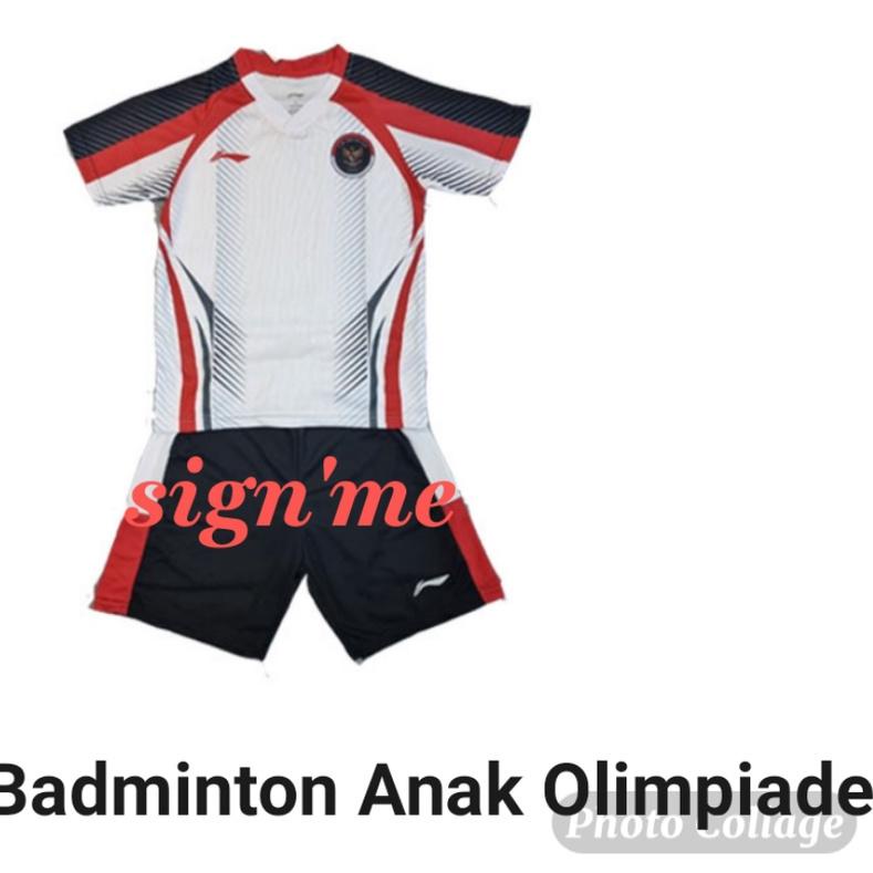 Baju Badminton anak / stelan Badminton anak / kaos Badminton anak