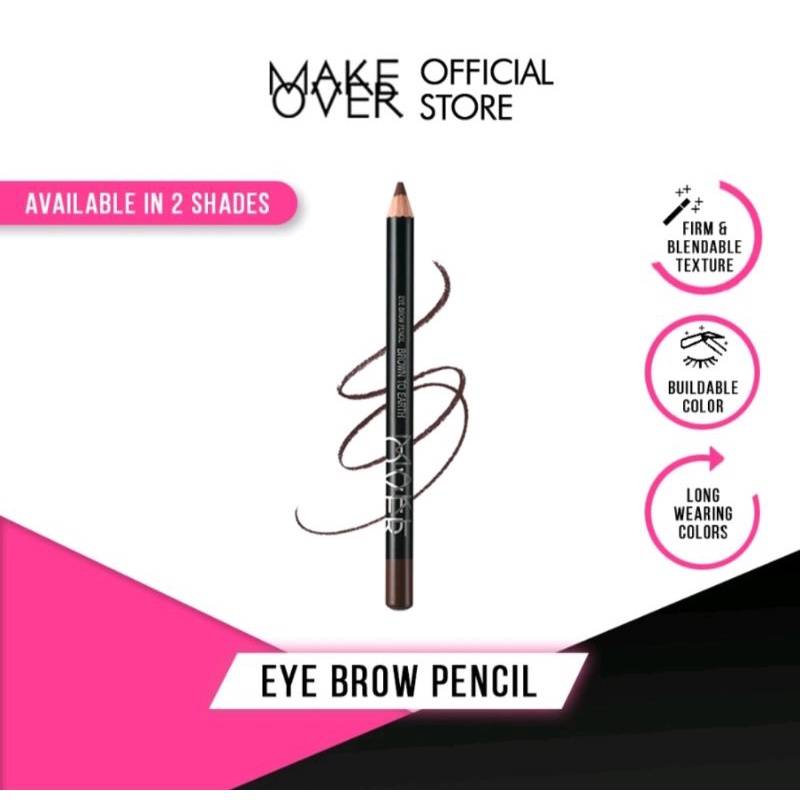 MAKE OVER Eyebrow Pencil Black Lines