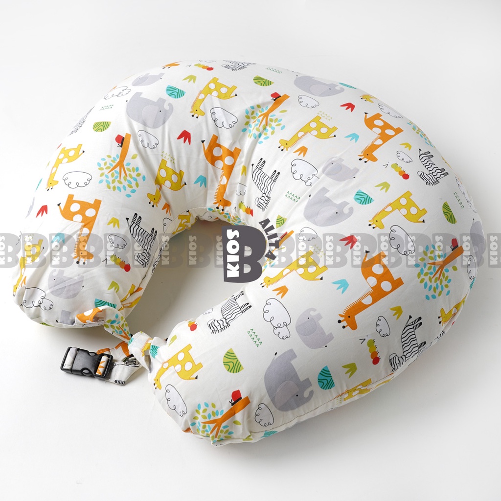 JUMBO BANTAL MENYUSUI BAYI / UKURAN JUMBO BANTAL IBU MENYUSUI ASI / NURSING PILLOW BUSUI BANSU-BROWN ZOO