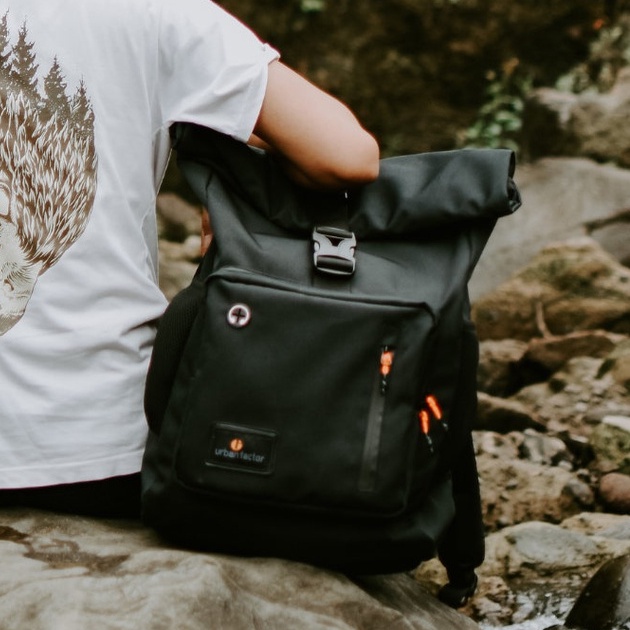 IMORTAL BLACK |ManNeedMe x URBAN| Tas Ransel Punggung Pria Tas Backpack ORIGINAL