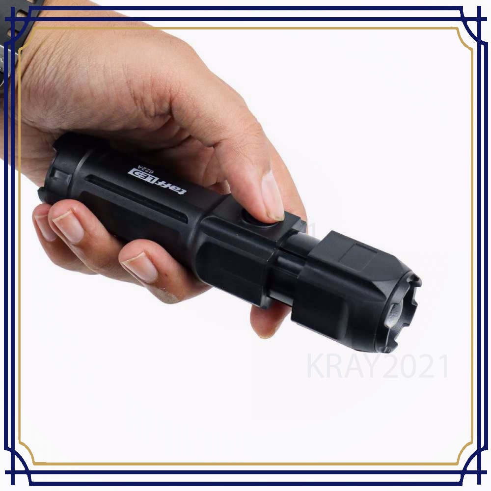 TaffLED Senter LED Mini Rechargable Telescopic Zoom XPE - 622A