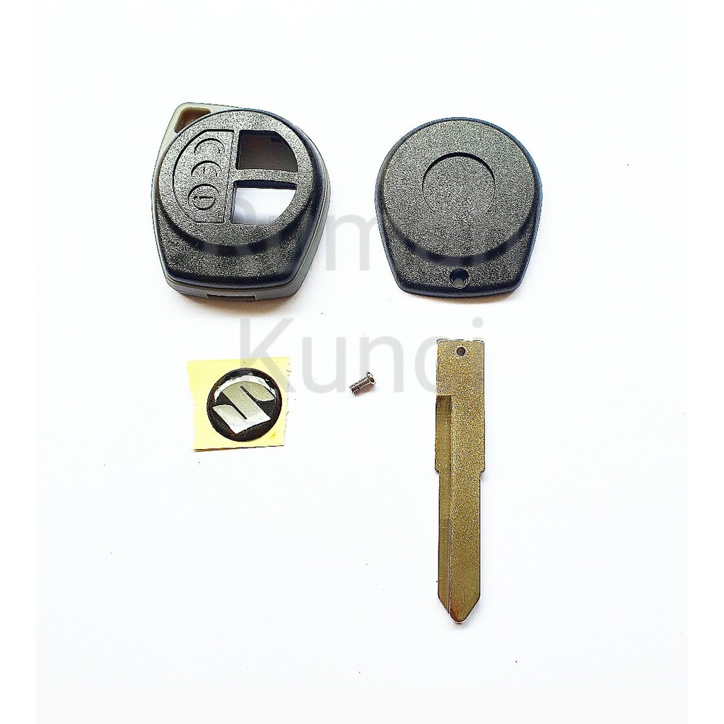 Casing Kunci Mobil Suzuki Ertiga + Logo 2 Tombol OEM