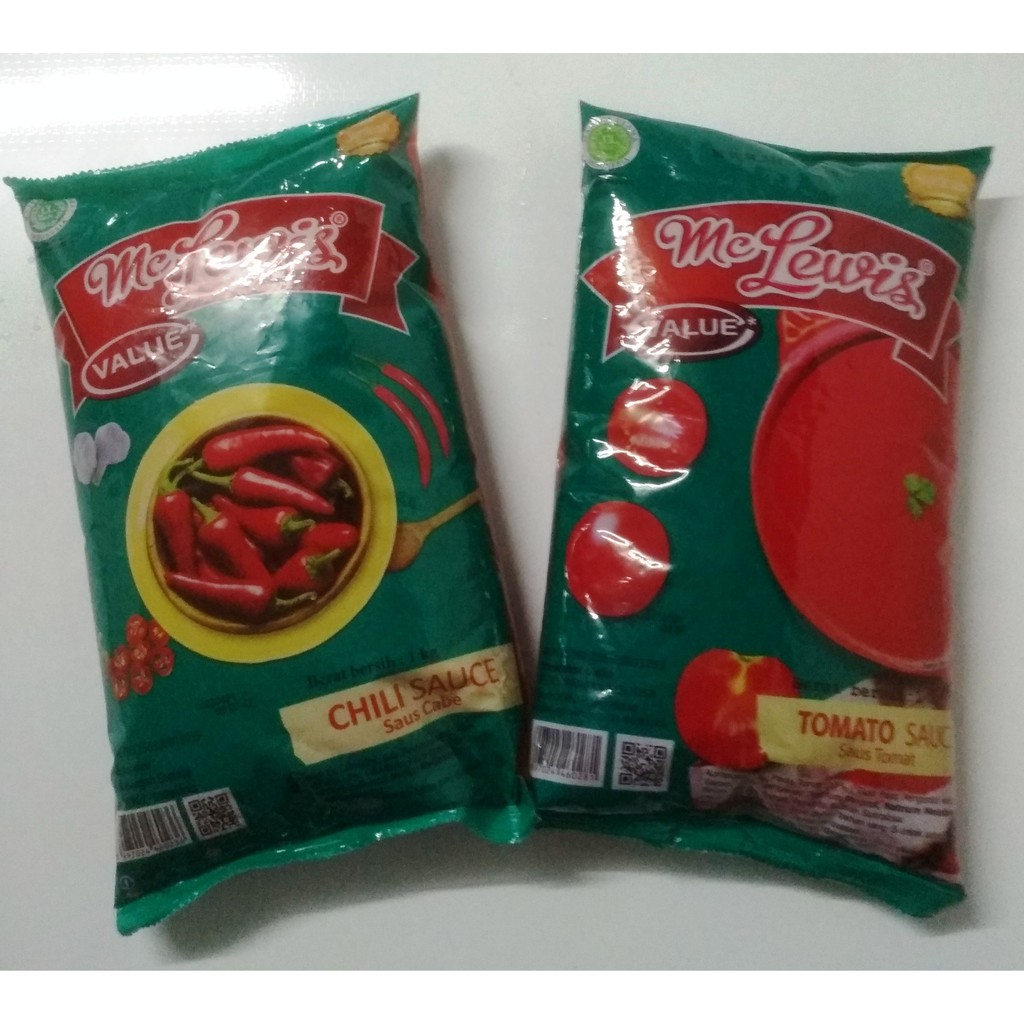 

saos sambal saus tomat mc lewis 1kg