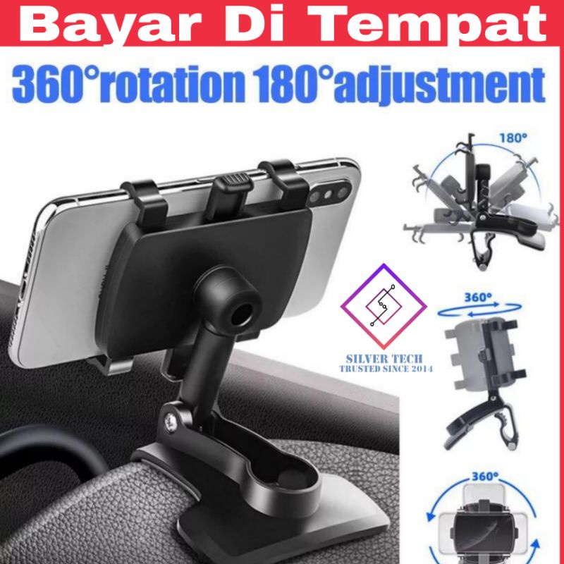 Silvertech Car Holder Dashboard 3 IN 1 Multi Fungsi dan Kuat Holder Handphone Dashboard