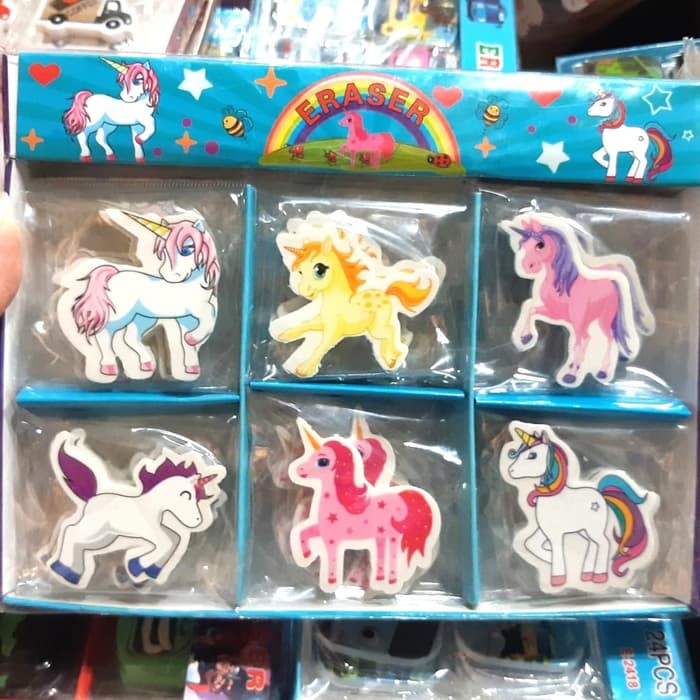 

Penghapus Pensil isi 30 pcs Size Besar Motif Avengers Little Pony