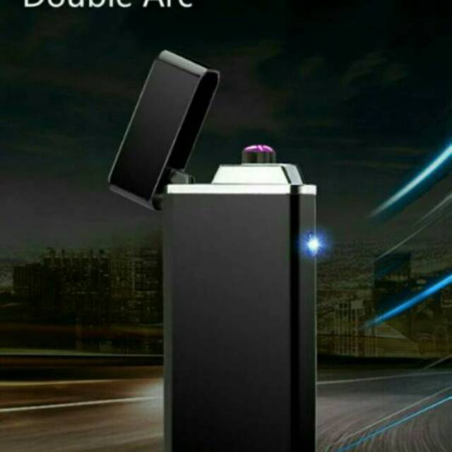 Korek apa dual arc plasma slim lighter