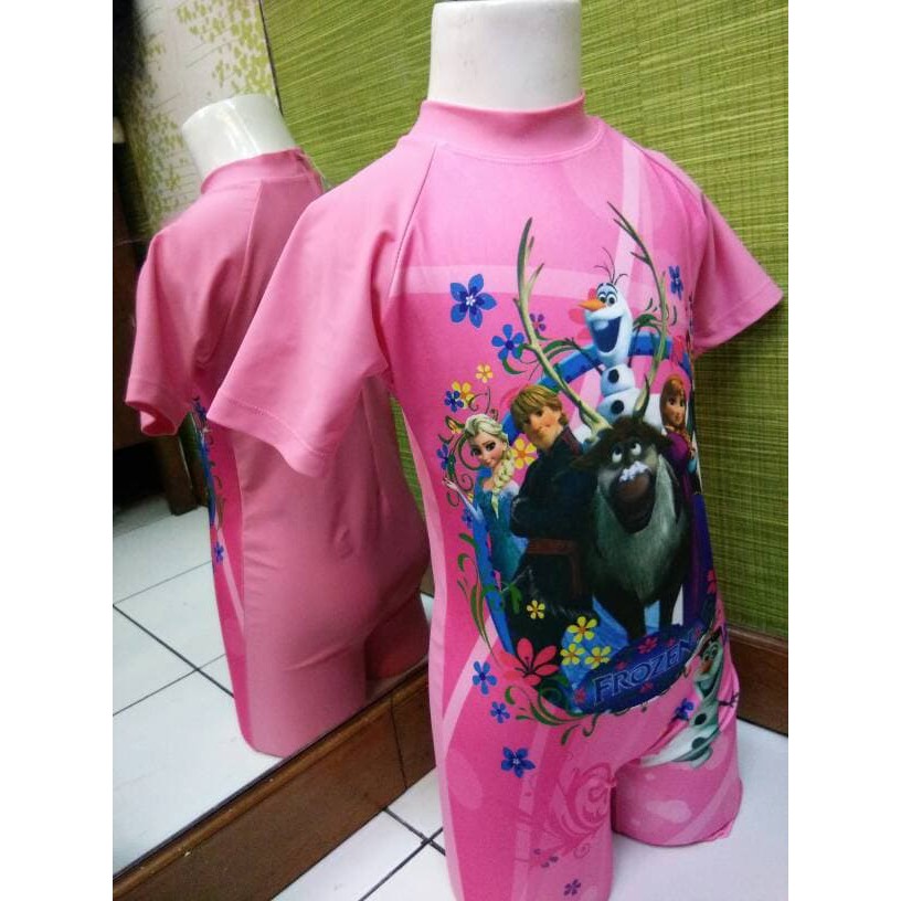 (Baju Renang Anak Cewek) baju renang anak ( frozen)