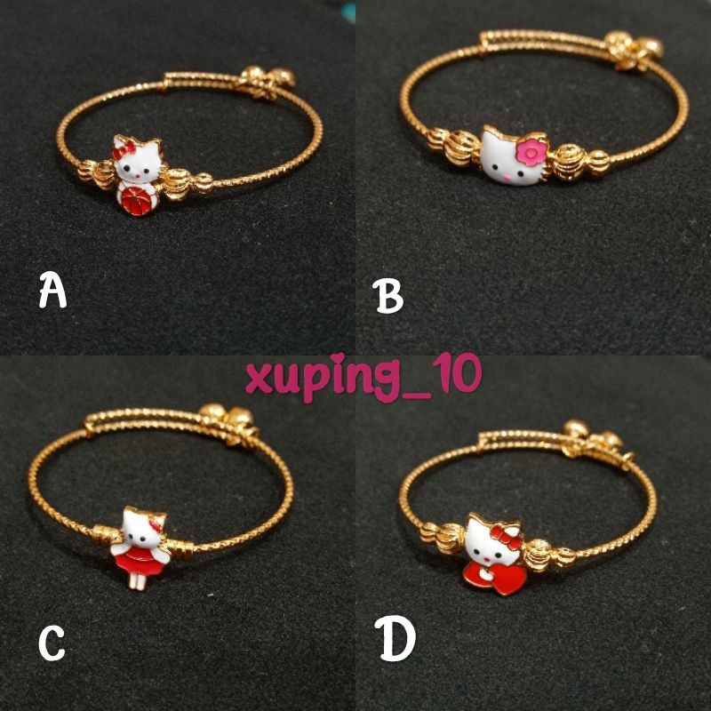 gelang tangan anak perhiasan xuping