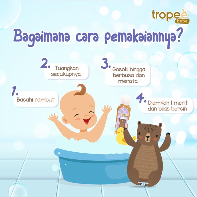 Tropee Bebe Candlenut Oil / Candlenut Shampoo Kemiri / Hair Lotion Refill / Minyak / Shampo Kukui / Telon / Bye Bye Bug / Hair Care Starter Kit / Comb / Body Wash