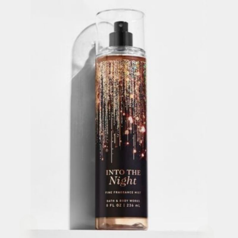 BATH &amp; BODY WORKS BBW INTO THE NIGHT ITN FINE FRAGRANCE BODY MIST 236 ML PENGHARUM BADAN