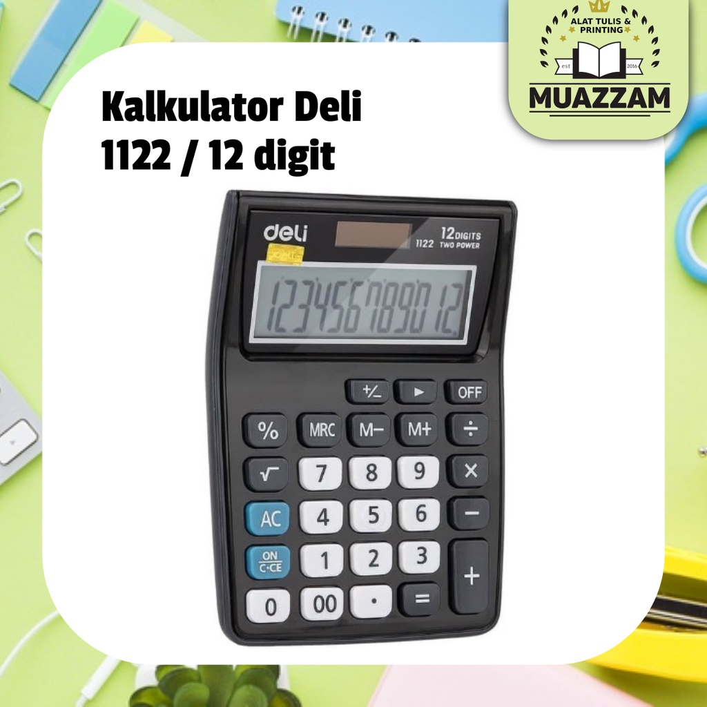 

Deli Kalkulator Saku 12 Digit E1122