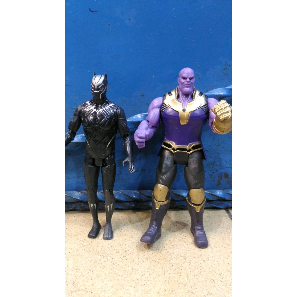 Unik New Mainan Figure Miniatur Thanos dan Black Phanter Murah
