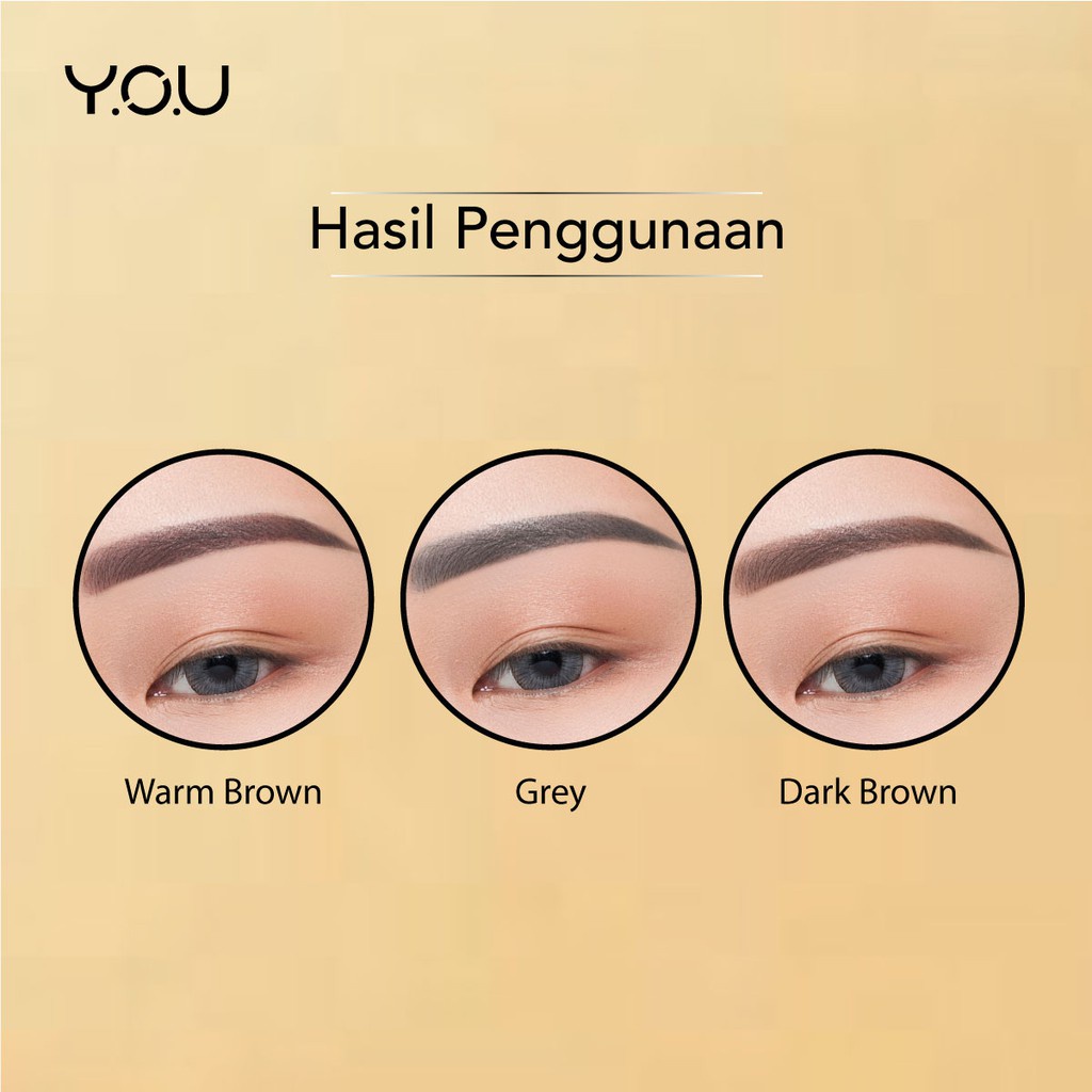 YOU The Gold One Perfect Dual Brow Matic [Waterproof &amp; Smudge-proof]