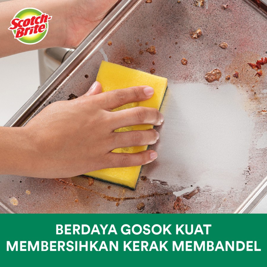 KtmStore Scotch Brite 3M Sabut Daya Gosok Kuat ID-368 Heavy Duty Scrub STD-12ID