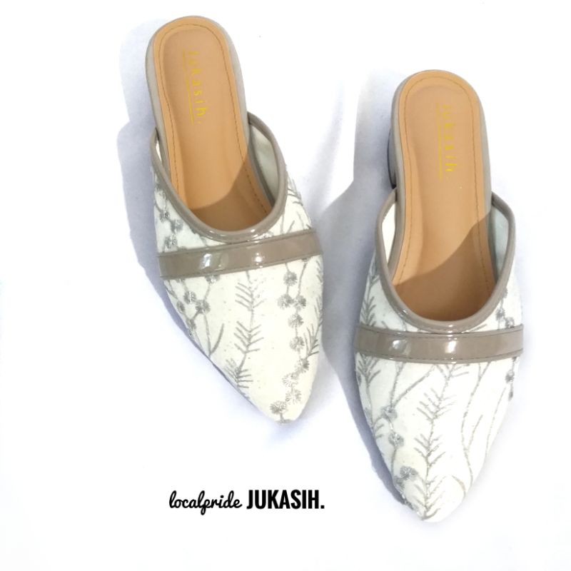 JUKASIH - LENA sandal wanita MULES hak 2 cm