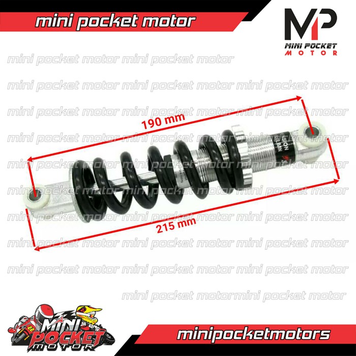 Promo Shock Belakang Mini Trail 50cc Monoshock ukuran 19cm Universal 50cc l Berkualitas