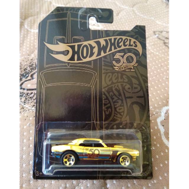 Hot Wheels black and gold 67 Camaro