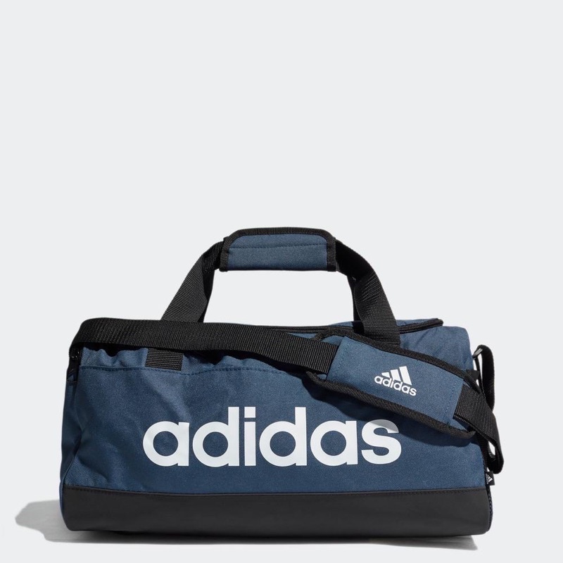 ADIDAS Original Duffel Bag Essentials Logo Small Biru GN2035 Tas Olahraga Duffle Kecil Gym Unisex